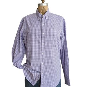 J. Crew Factory Gingham Check Shirt Size Medium
